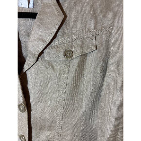 Linen Tailored Blazer - Picture 2 of 4